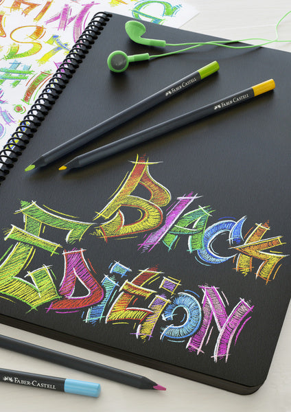 Load image into Gallery viewer, Faber castell fc-116424 kleurpotloden black edition in etui 24 stuks