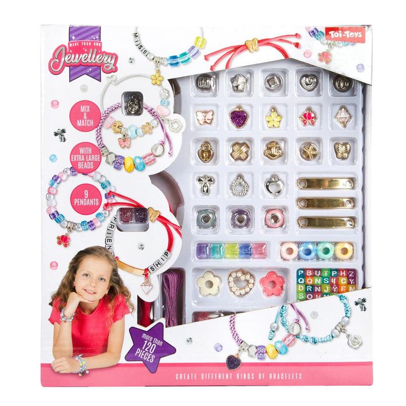 Laden Sie das Bild in Galerie -Viewer, Toi-toys jewellery set sieraden maken 2 assorti armband ketting