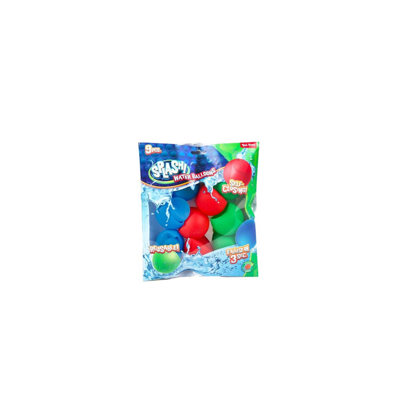 Chargez l'image dans la visionneuse de la galerie, Toi-toys splash herbruikbare waterballon zelfsluitend 9 stuks