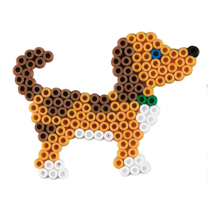 Load image into Gallery viewer, Hama strijkkralen multicolor met hond en zeshoekplaat 7000 stuks