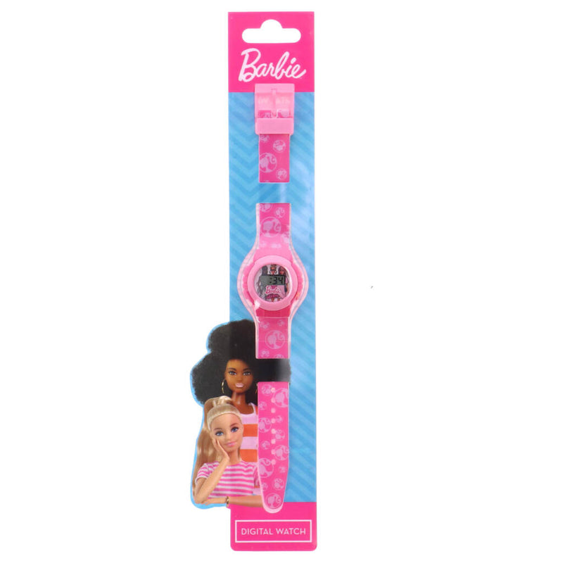 Load image into Gallery viewer, Barbie lcd horloge roze