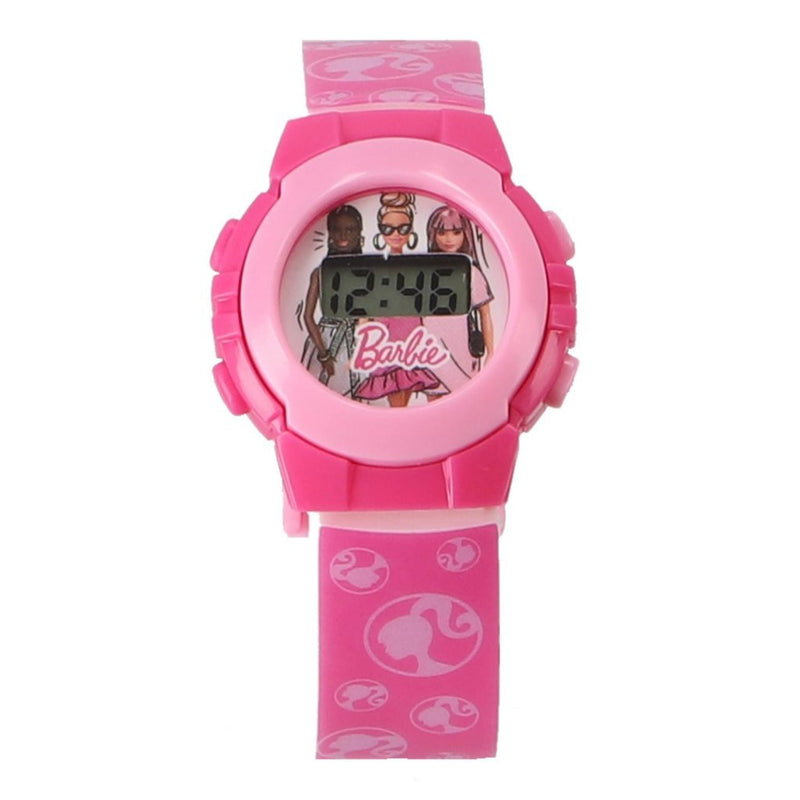 Load image into Gallery viewer, Barbie lcd horloge roze