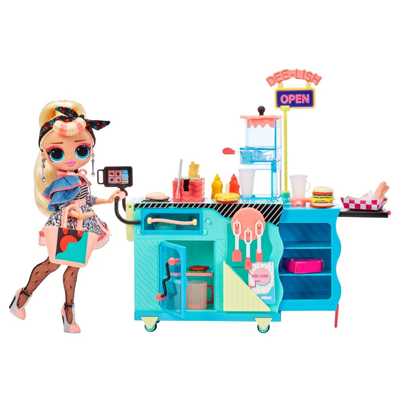 Cargue la imagen en el visor de la galería, L.O.L. Surprise L.O.L Surprise O.M.G. House To-Go Diner Speelset