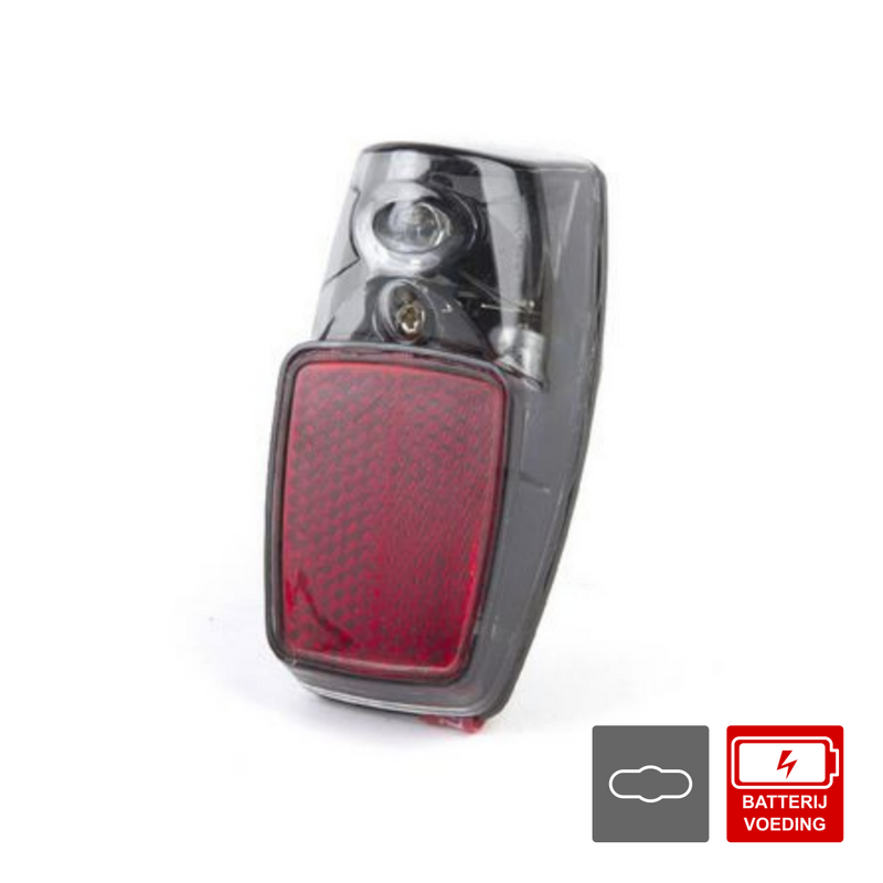 Load image into Gallery viewer, Ikzilight achterlicht reflector 1xled rood op kaart