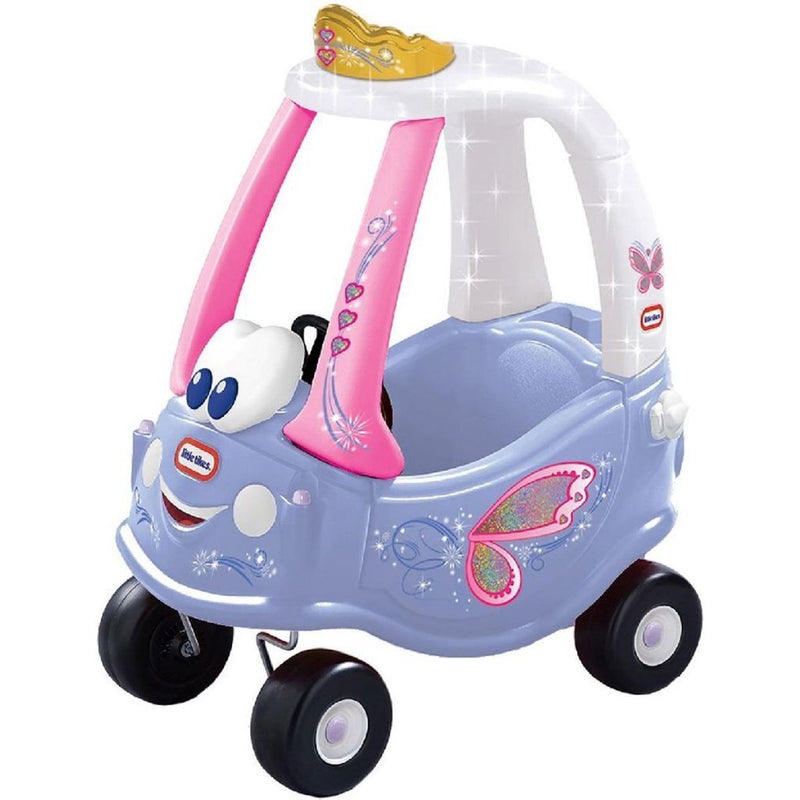 Load image into Gallery viewer, Little tikes cozy coupe fairy loopauto 75x42x86 cm roze paars