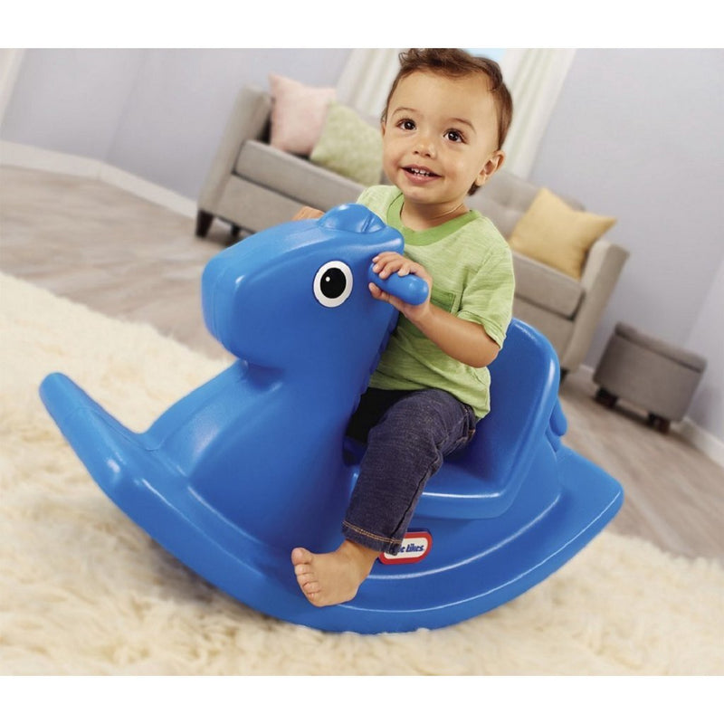Load image into Gallery viewer, Little tikes rocking horse 42.6x29x85.5 cm blauw