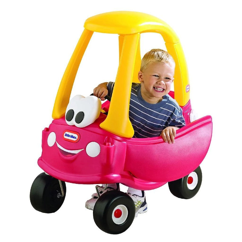 Load image into Gallery viewer, Little tikes cozy coupe loopauto 44x72x84 cm geel rood