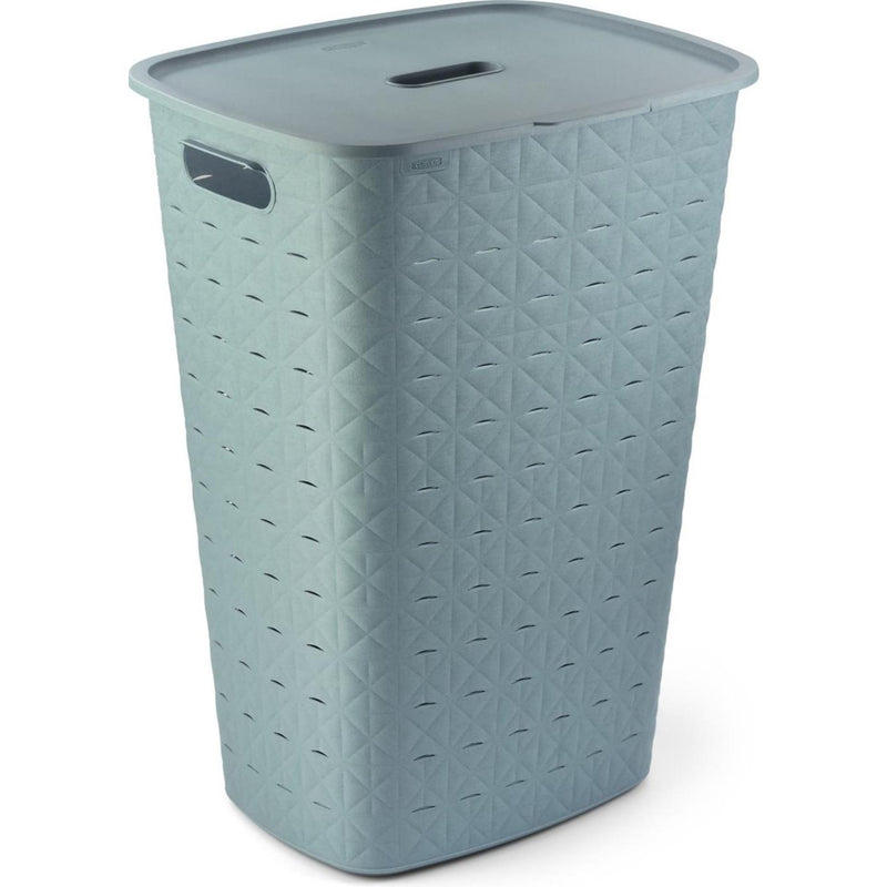 Load image into Gallery viewer, Curver softex wasbox + deksel blauwgroen