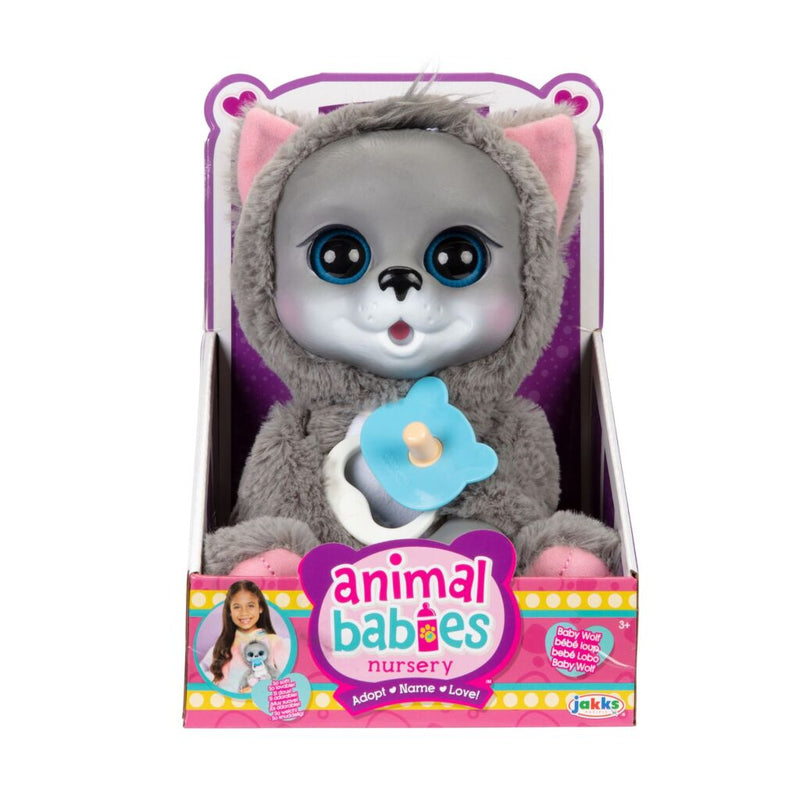 Cargue la imagen en el visor de la galería, Jakks jakks animal babies wolf + geluid