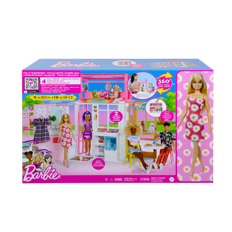 Load image into Gallery viewer, Barbie huis met pop