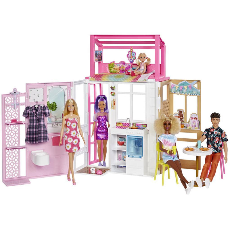 Load image into Gallery viewer, Barbie huis met pop