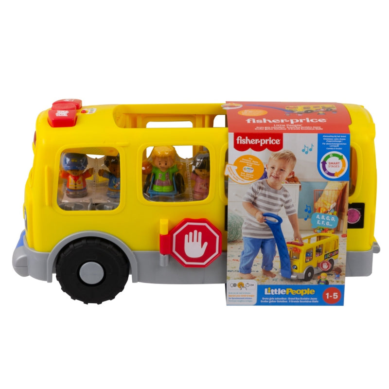 Cargue la imagen en el visor de la galería, Fisher Price Litte People Grote Schoolbus + Licht en Geluid