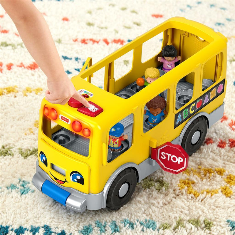 Cargue la imagen en el visor de la galería, Fisher Price Litte People Grote Schoolbus + Licht en Geluid