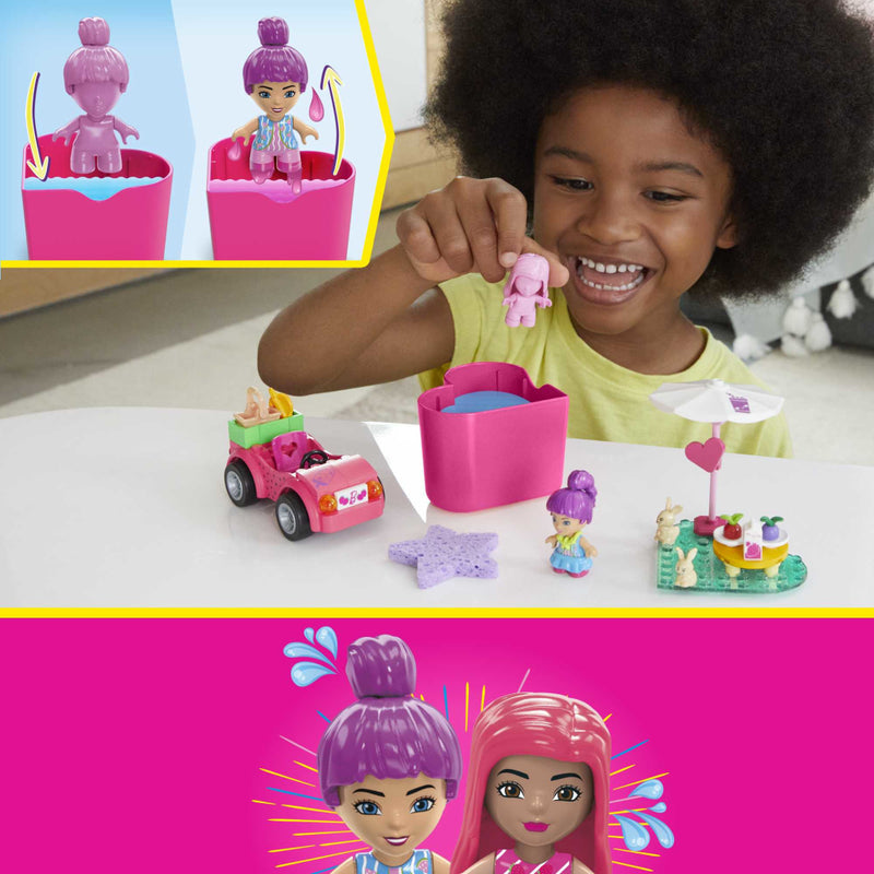 Load image into Gallery viewer, Mega bloks mega barbie color reveal cabrio bouwspeelgoed