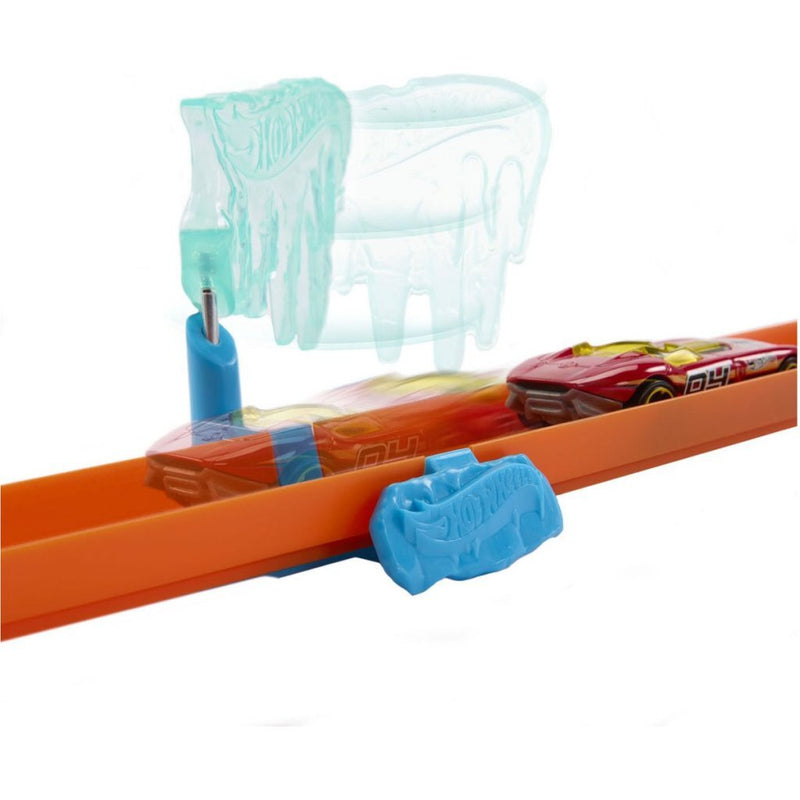 Load image into Gallery viewer, Mattel hot wheels track builder ijzige crashset
