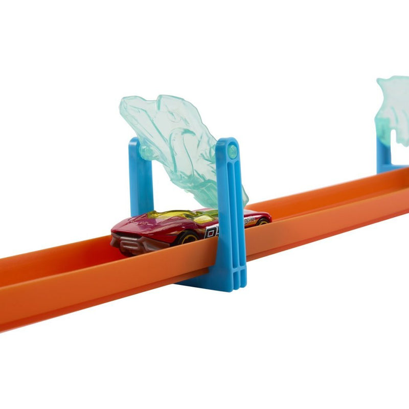 Load image into Gallery viewer, Mattel hot wheels track builder ijzige crashset