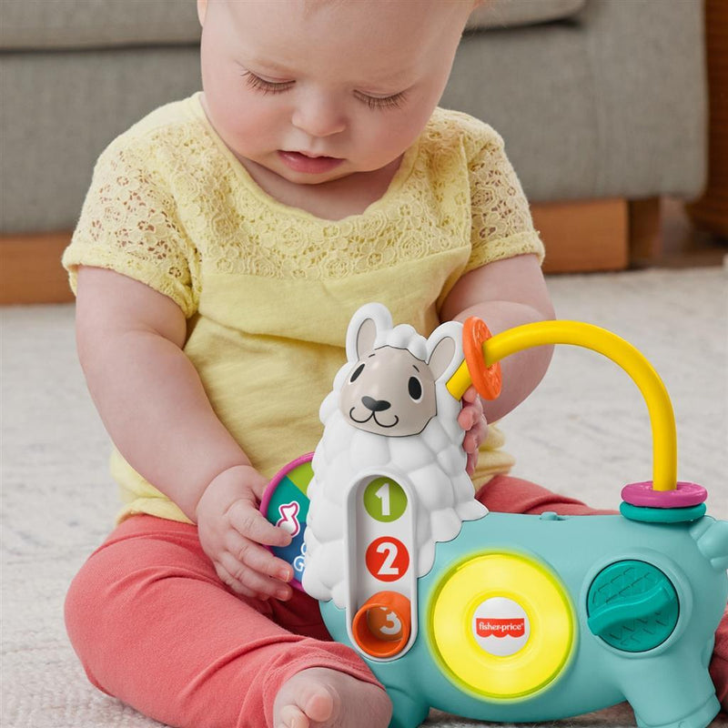 Load image into Gallery viewer, Fisher price linkimals 123 activiteit lama + licht en geluid