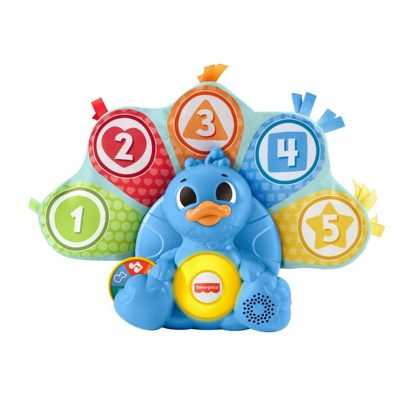 Chargez l'image dans la visionneuse de la galerie, Fisher price linkimals tellen en kleuren pauw + licht en geluid