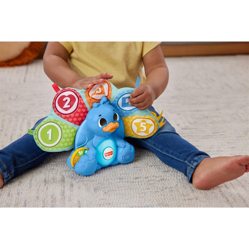 Chargez l'image dans la visionneuse de la galerie, Fisher price linkimals tellen en kleuren pauw + licht en geluid
