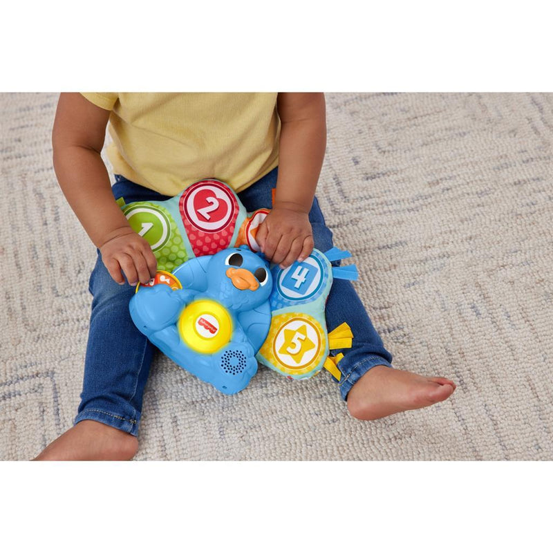 Chargez l'image dans la visionneuse de la galerie, Fisher price linkimals tellen en kleuren pauw + licht en geluid