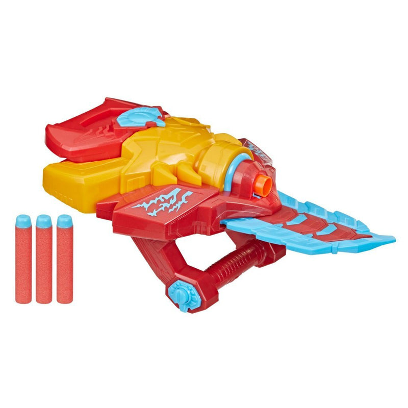 Laden Sie das Bild in Galerie -Viewer, Nerf marvel mech strike monster hunters iron man + 3 darts