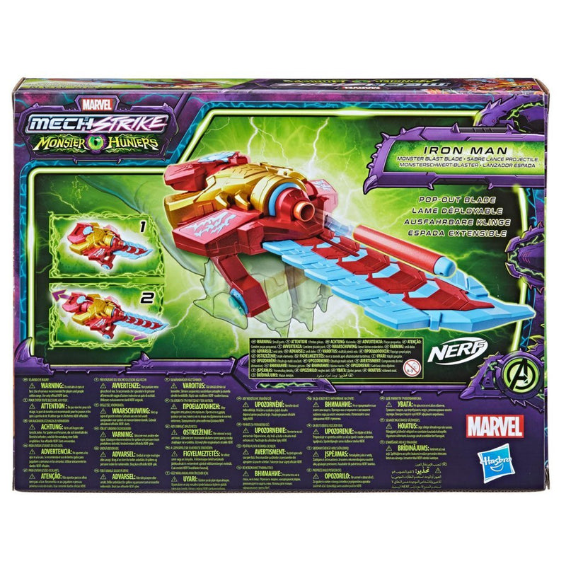 Laden Sie das Bild in Galerie -Viewer, Nerf marvel mech strike monster hunters iron man + 3 darts