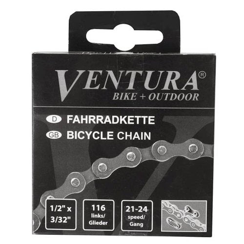 Afbeelding laden in galerijviewer, Ventura ketting 8 speed 1 2 x 3 32 116 schakels - inclusief sluitschakel