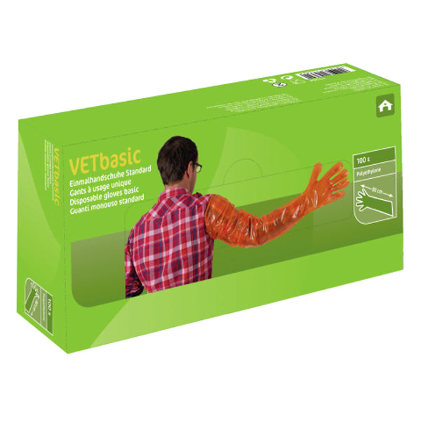 Load image into Gallery viewer, Kerbl producten onderzoekshandschoen vetbasic lang 90cm a 100st