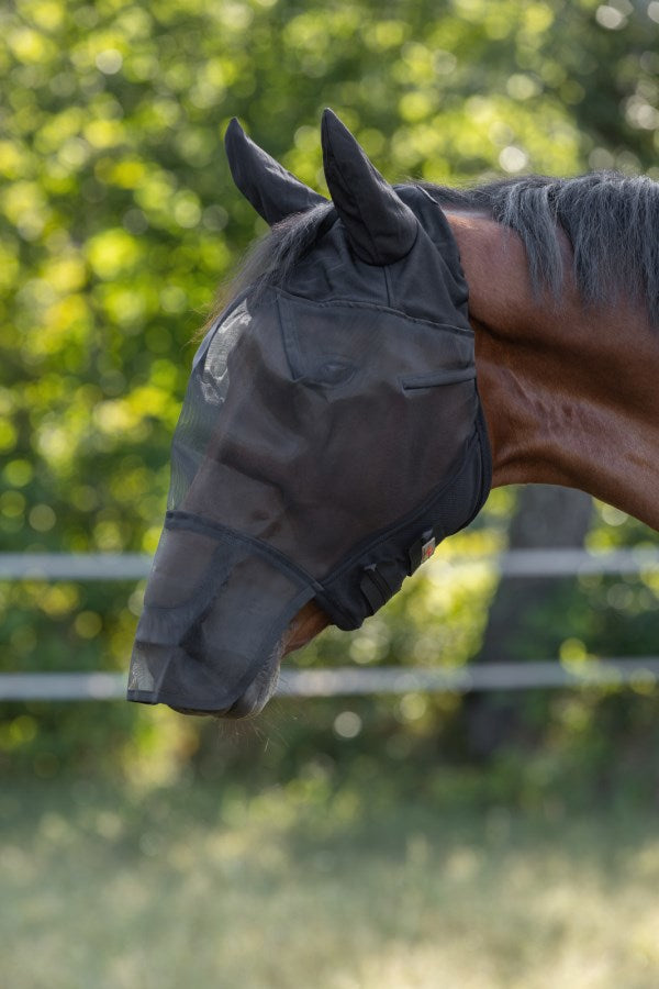 Load image into Gallery viewer, Vliegenmasker met oor en neus bescherming cob