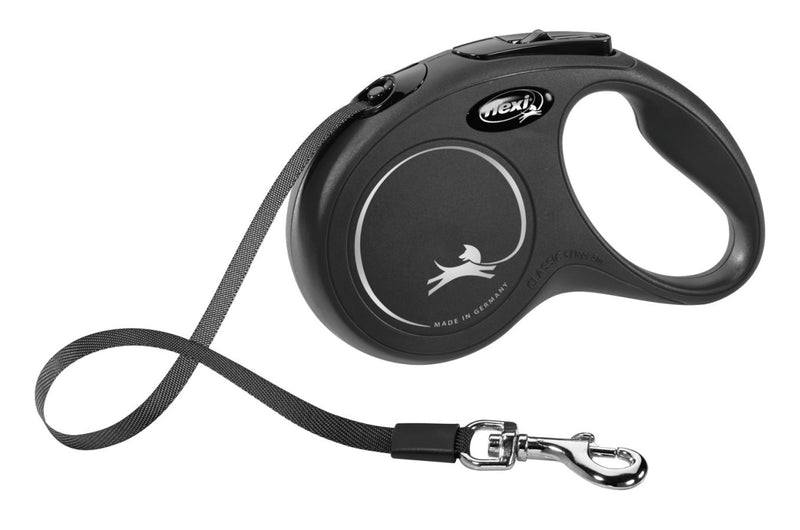 Load image into Gallery viewer, Flexi producten rollijn new classic band zwart s5 meter tot 15kg