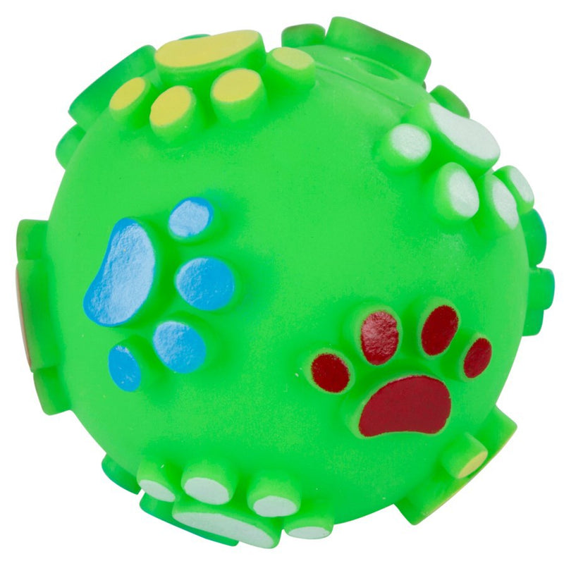 Load image into Gallery viewer, Vinyl bal met pootafdruk 10 cm m pieper op kleur gesorteerd