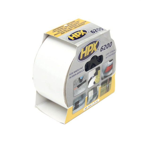 Afbeelding laden in galerijviewer, Hpx producten duct tape reparatietape wit 48mm x 5m blister