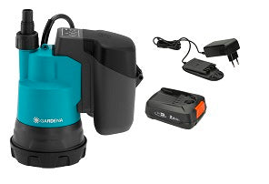 Load image into Gallery viewer, Gardena accu dompelpomp 20002 clear 18v p4a set