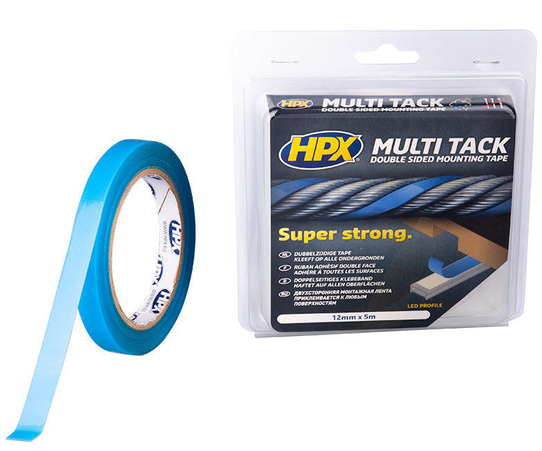 Load image into Gallery viewer, Hpx producten dubbelzijdige multi tack tape semi transparant 12mm x 5m