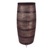 Afbeelding laden in galerijviewer, Roto producten regenton slim houten look bruin pluskraan 500l