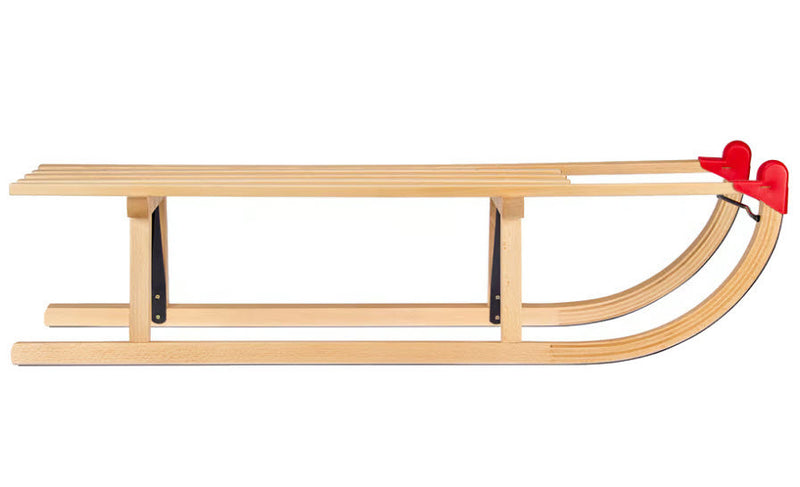 Afbeelding laden in galerijviewer, Producten slede hout type davos 100cm