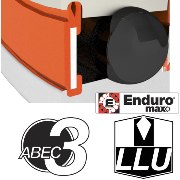 Enduro - lager 6002 llu 15x32x9 abec 3 max