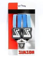 Load image into Gallery viewer, Snelbinder Trio Simson kort met 3 binders - kobalt blauw