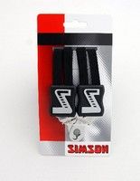 Load image into Gallery viewer, Snelbinder Trio Simson extra kort met 3 binders - zwart