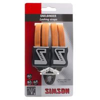 Load image into Gallery viewer, Snelbinder Trio Simson met 3 binders 61 cm - oranje