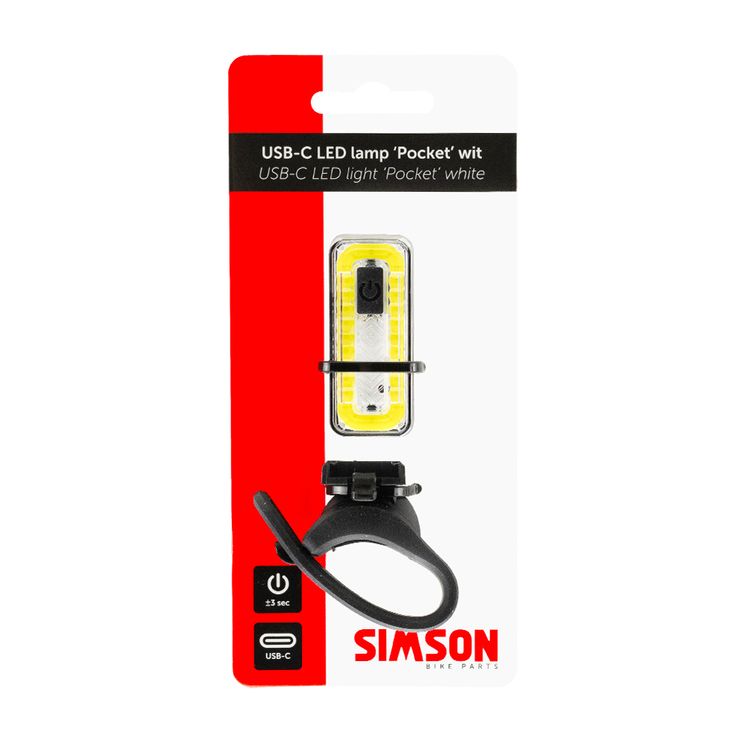 Load image into Gallery viewer, Simson usb-c led lamp 'pocket' wit