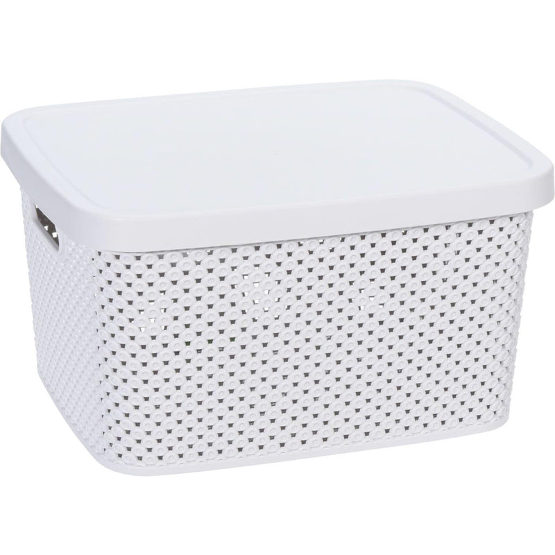 Afbeelding laden in galerijviewer, Storage solutions opbergdoos met deksel 7 liter 27,4x22x15cm kunststof 4ass