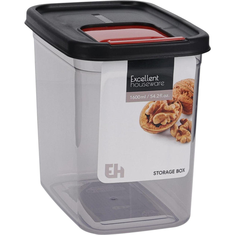 Afbeelding laden in galerijviewer, Excellent houseware strooibus kunststof met schuifklep 1600ml