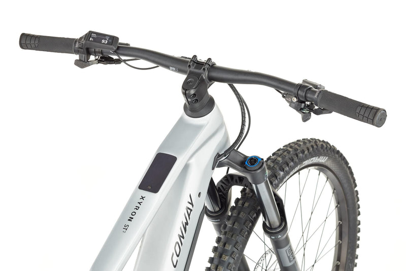 Chargez l'image dans la visionneuse de la galerie, Conway elektrische mtb full-suspension xyron st 4.0 (#1) ebike conw.xyron st 4.0 29 42 12sp full sus.si bl