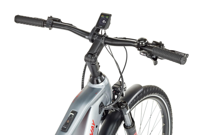 Load image into Gallery viewer, Conway elektrische trekkingfiets cairon t 2.0 625 se (#1) ebike conw. ciaron t 2.0 625 se 28 57 9sp sil. red
