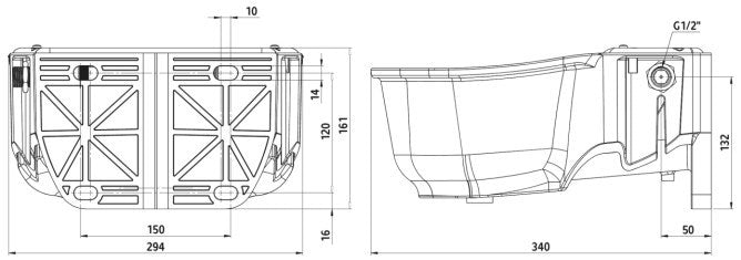 Load image into Gallery viewer, Abi producten vlotterdrinkbak kunststof float bowl s30 12 kunststof 5l