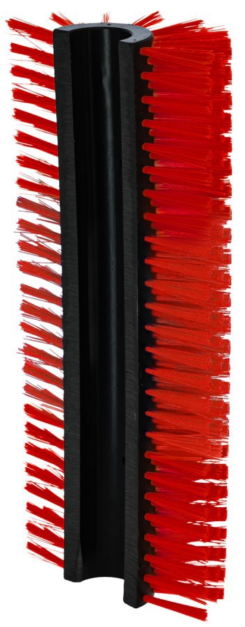 Load image into Gallery viewer, Halfronde koeborstel veeborstel rood