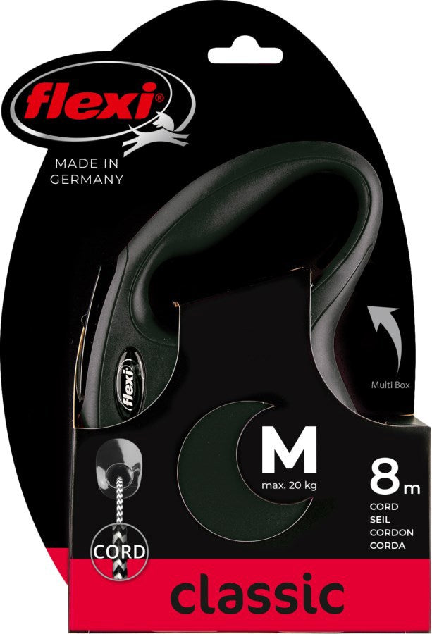 Load image into Gallery viewer, Flexi producten rollijn new classic koord zwart m8 meter tot 20kg