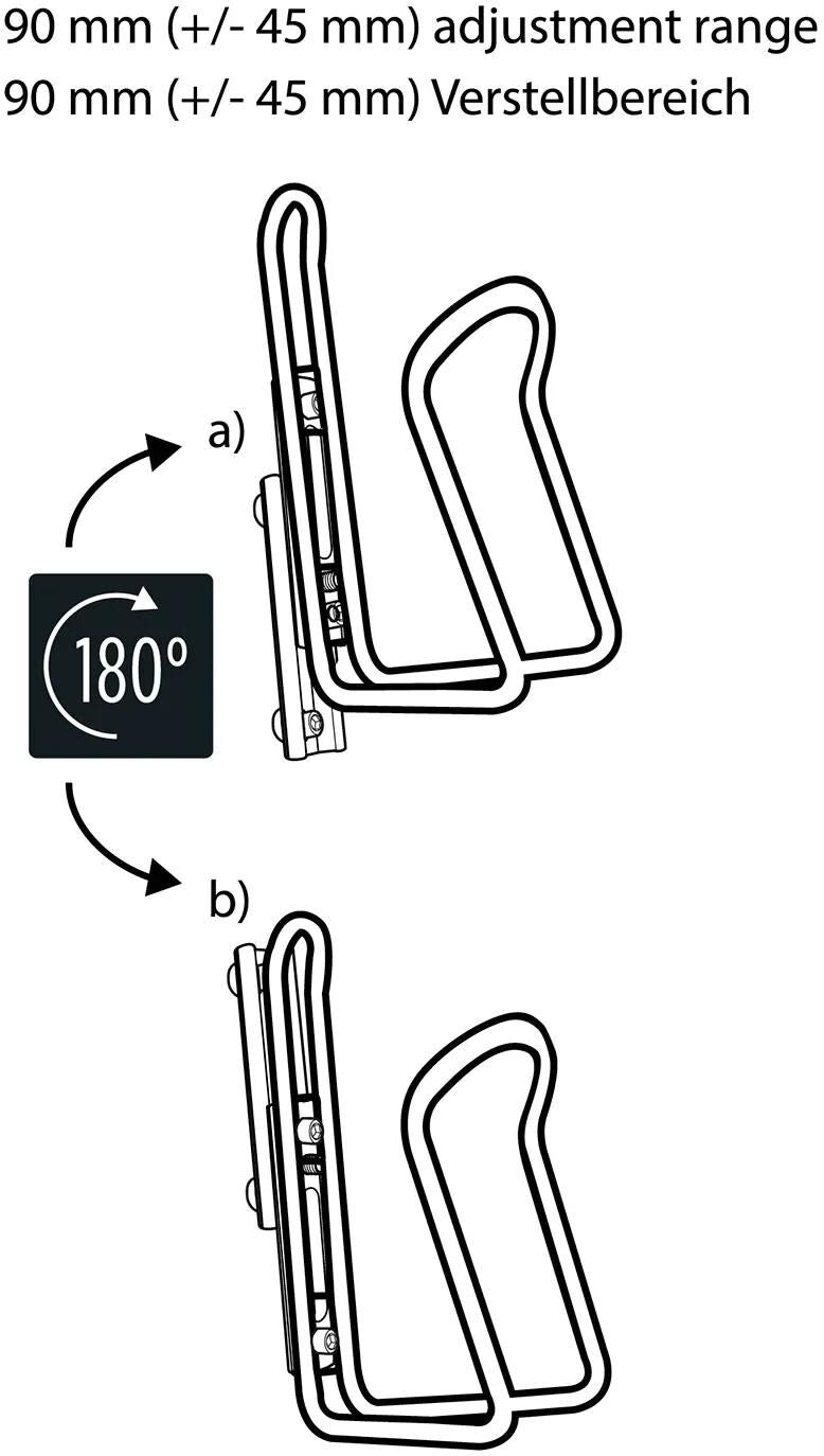 Load image into Gallery viewer, M-wave bidonhouder adapter ada slide bot.cage adapter ada slide black