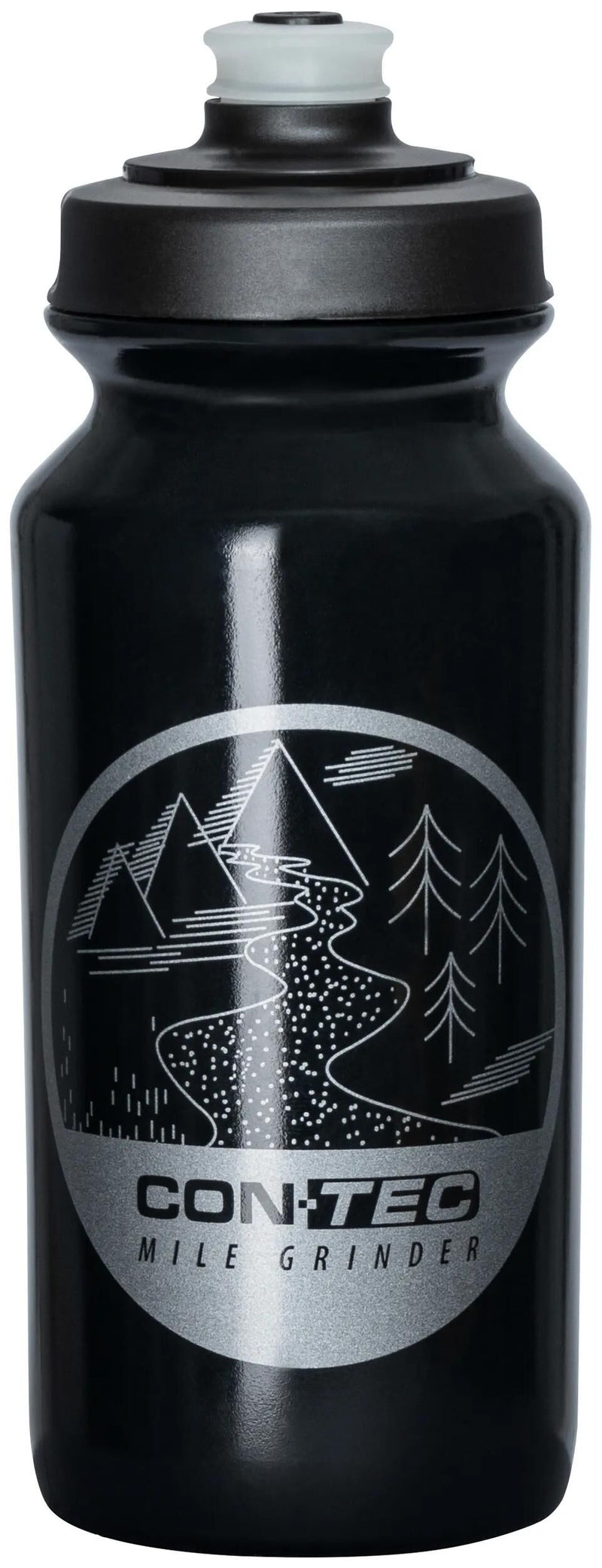 Load image into Gallery viewer, Contec trinkflasche rivers evo mile grinder ct bottle rivers eco mile grinder 500ml black grey